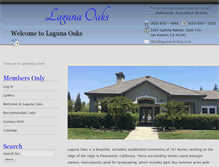 Tablet Screenshot of lagunaoakshoa.com